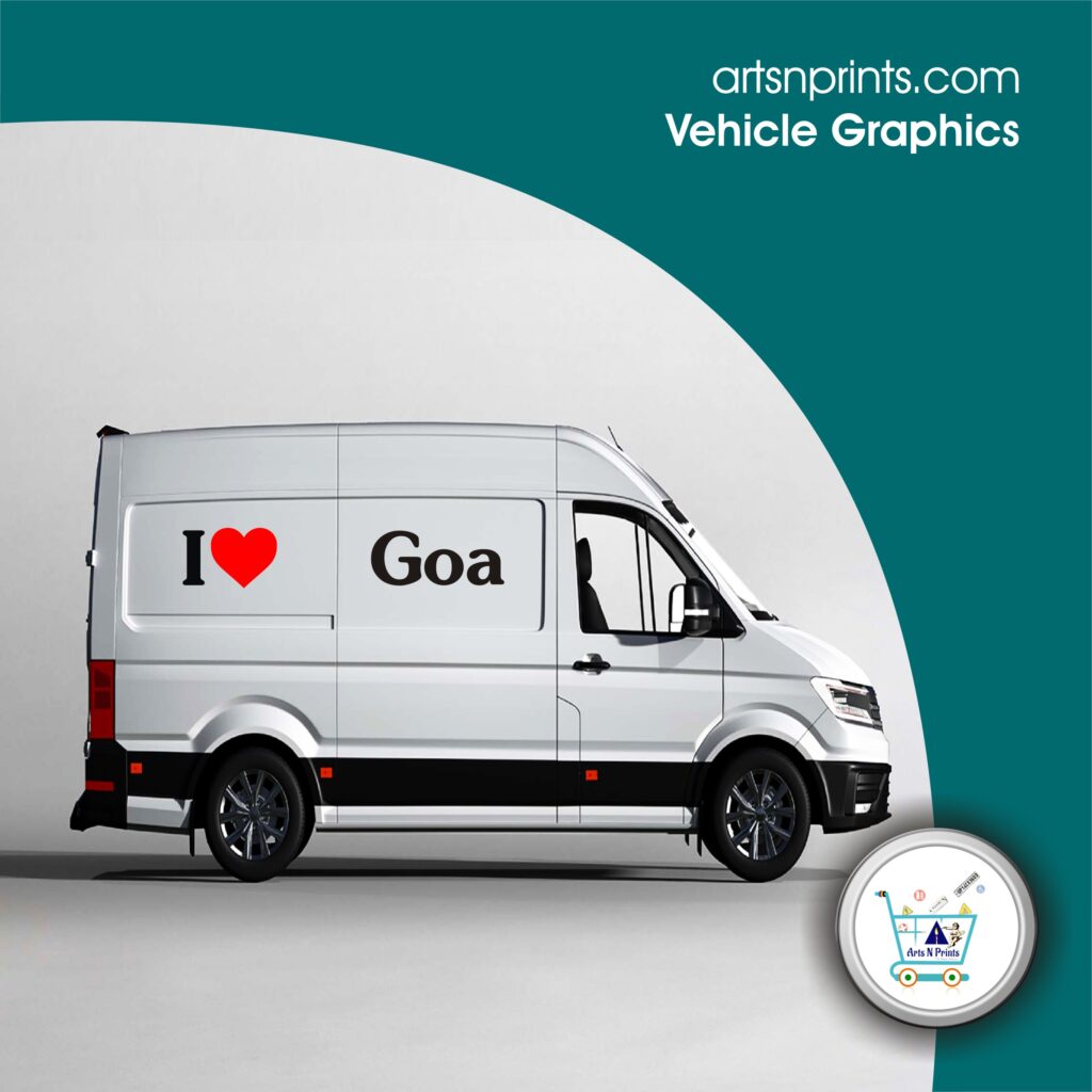 I LOVE Goa custom vinyl sticker for vehicle by GoaArtsnprints